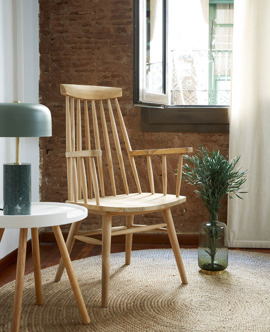 Table d'appoint Kurb blanche Ø 46 cm