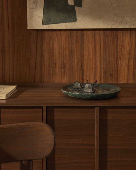 Safata grande Ecin de mármol verde