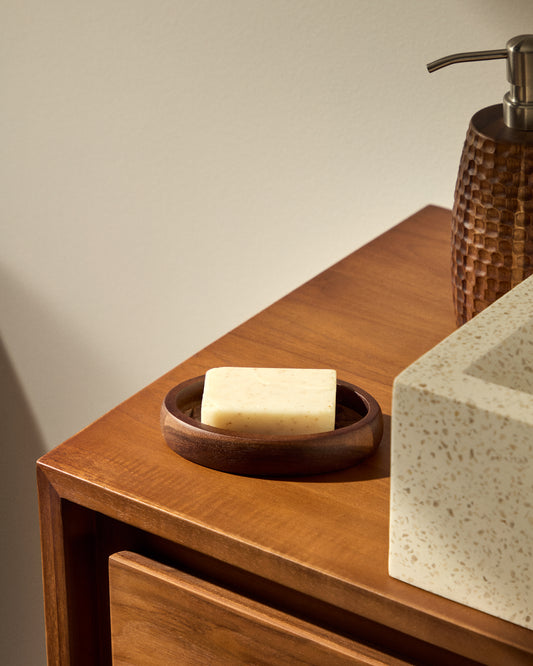 Jabonera Fraz de madera de acacia FSC 100%