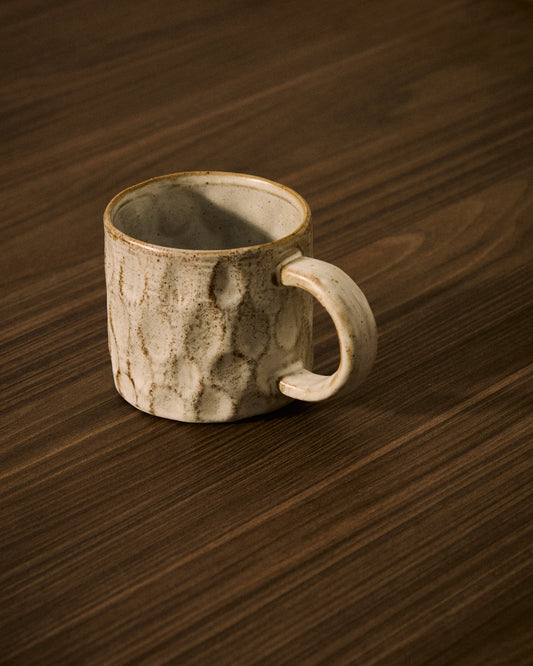 Taza Alenia de cerámica marrón