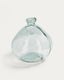 Gerro Brenna de vidre transparent 100% reciclat 33 cm