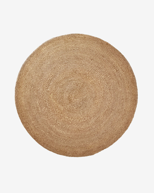 Alfombra redonda Doc 100% yute natural Ø 150 cm
