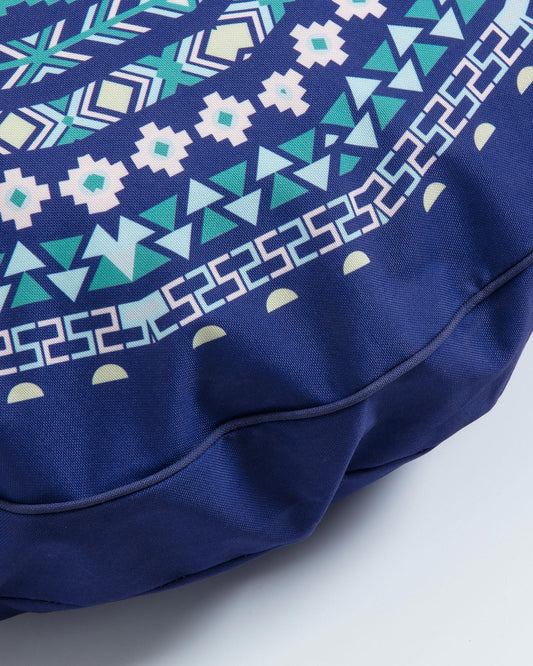Puf Ashleen Ø 60 cm blau