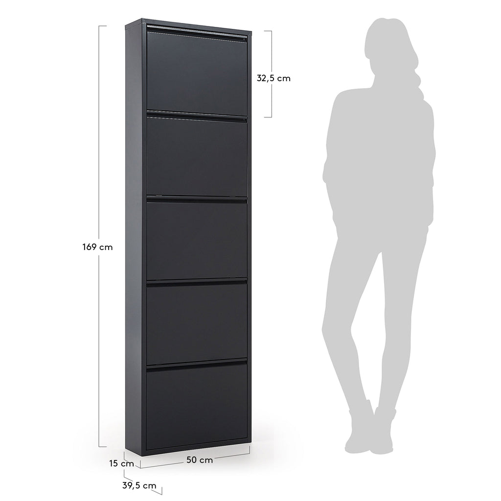 Sabater Ode 50 x 168,5 cm 5 portes gris fosc