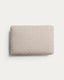 Coussin Blok en chenille beige 40 x 60 cm