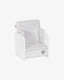 Coussin de chaise haute Nuun 100% coton (GOTS) pois rose
