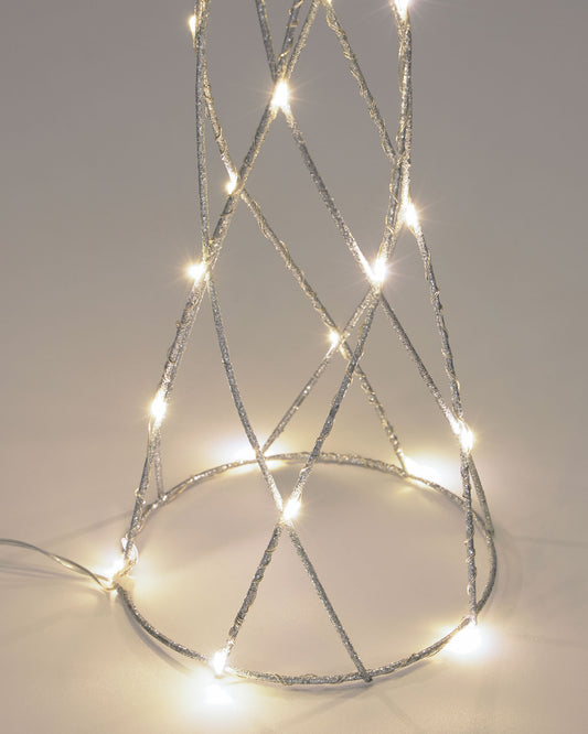 Sapin de Noël lumineux Shirly gris