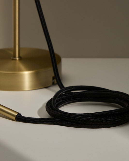 Muntura per a llum de sostre Fulvia de metall amb acabat daurat 150 cm