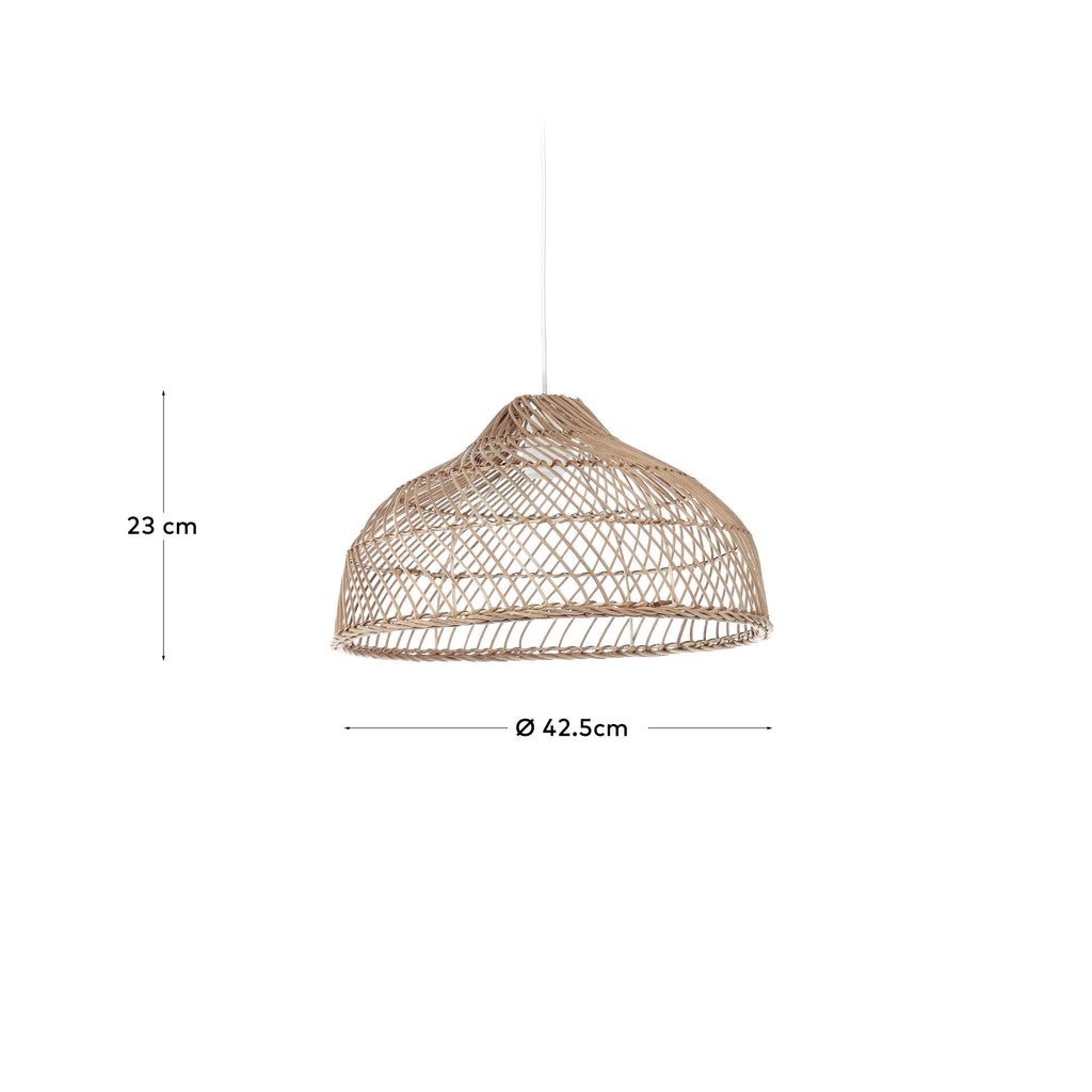 Pantalla llum de sostre Dyara 100% rotang Ø 41 cm