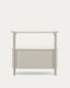 Meuble de salle de bain Arely avec structure en acier et MDF laqué blanc 90 x 40 cm