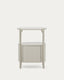 Meuble de salle de bain Arely avec structure en acier et MDF laqué blanc 60 x 40 cm