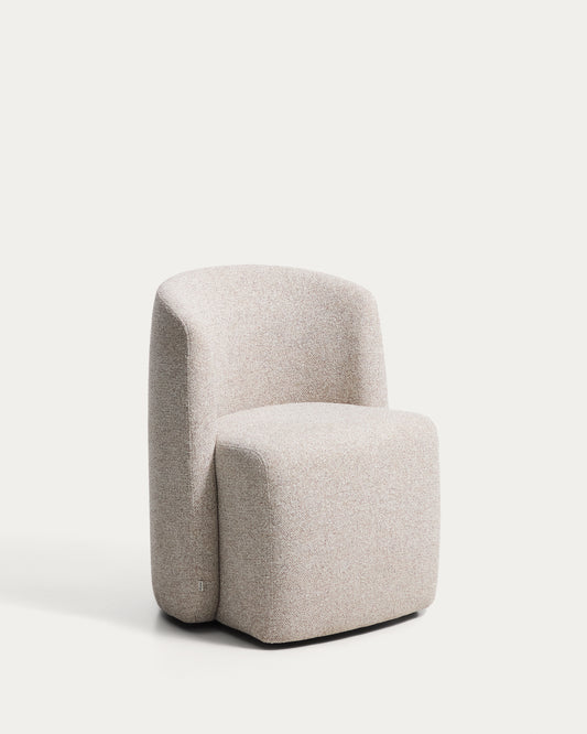 Silla Corvena de chenilla beige FSC Mix Credit