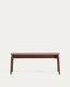 Banc Evera de xapa de roure amb acabat en to noguera 122 cm