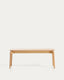 Banc Evera de xapa de roure amb acabat en to natural 122 cm