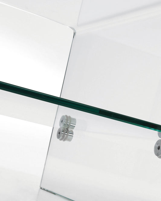 Table basse Burano en verre 110 x 55 cm