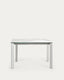 Taula extensible Axis porcellànic acabat Kalos Blanco potes blanques 120 (180) cm