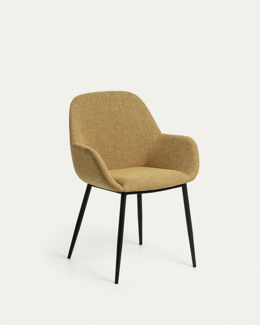 Chaise Konna moutarde FR