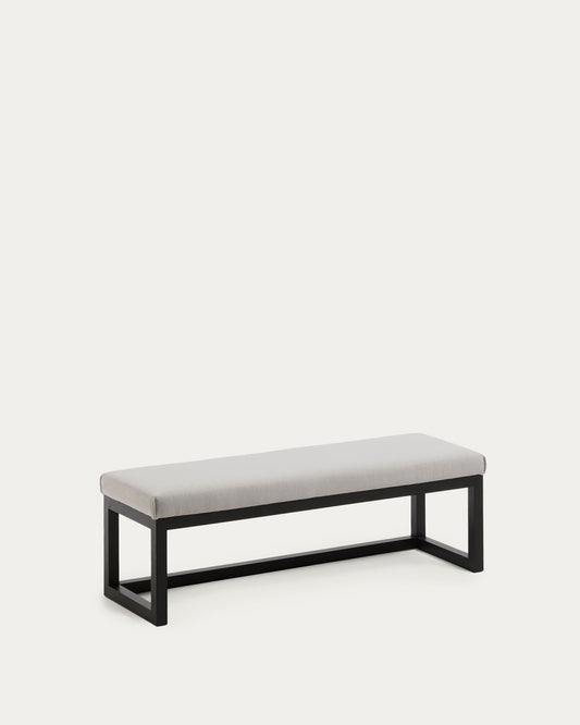 Banquette Loya gris 128 cm