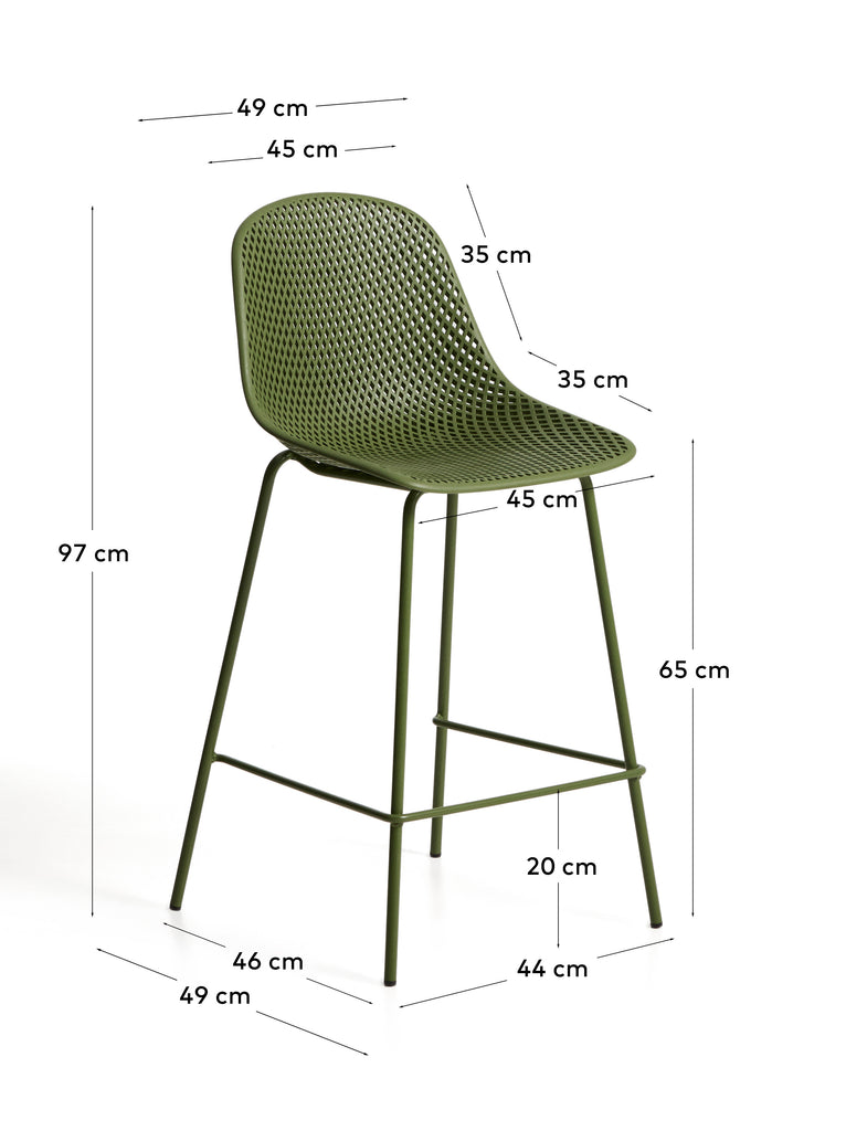 Tamboret d’exterior Quinby verd 65 cm