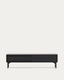 Moble TV Lenon 2 portes de fusta massissa i xapa roure negre 200x55 cm FSC Mix Credit