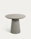 Taula rodona exterior Itai ciment Ø 90 cm