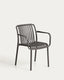 Cadira apilable d’exterior Isabellini grafit