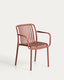 Cadira apilable d’exterior Isabellini terracota