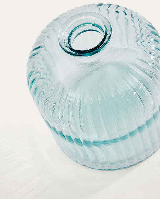 Petite bouteille Marba en verre recyclé transparent