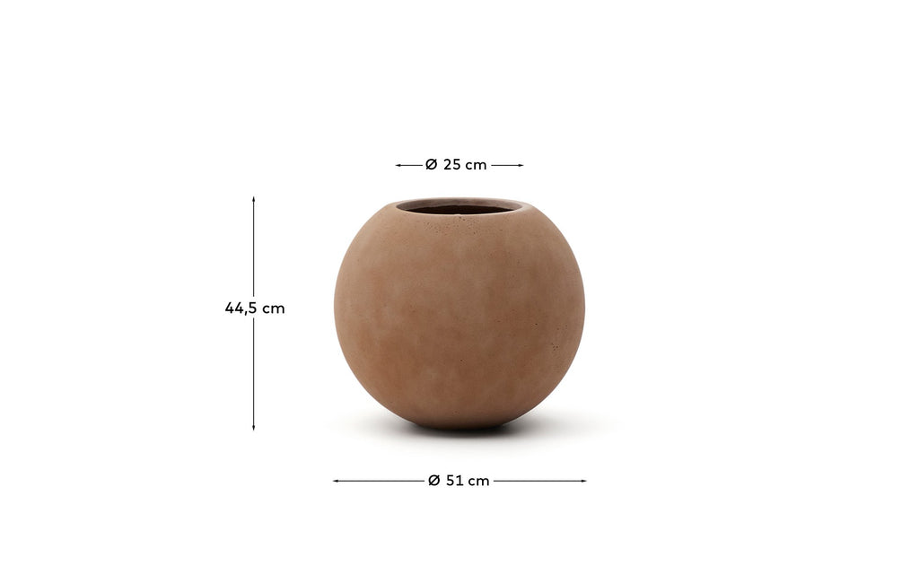 Macetero Solna de efecto terracota Ø51 cm