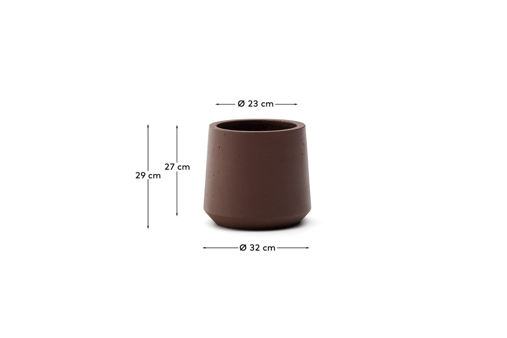Portatestos Calun de ciment granat Ø32 cm