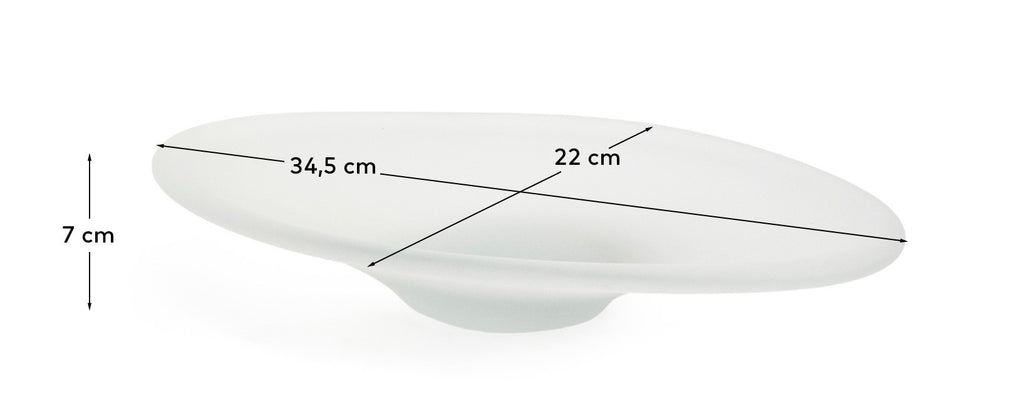 Centro de mesa Vionze de vidrio 34,5 x 22 cm