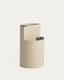 Grand porte-parapluie Atin en métal beige