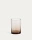 Vaso Obila de vidrio reciclado marrón