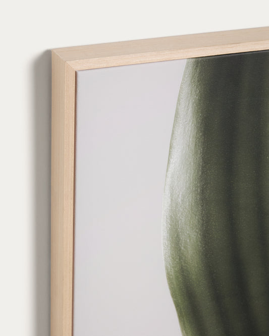 Cuadro Foliae fotografía de hoja 52 x 72 cm