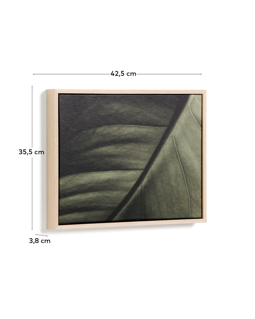 Cuadro Foliae fotografía de hoja 32,5 x 42,5 cm