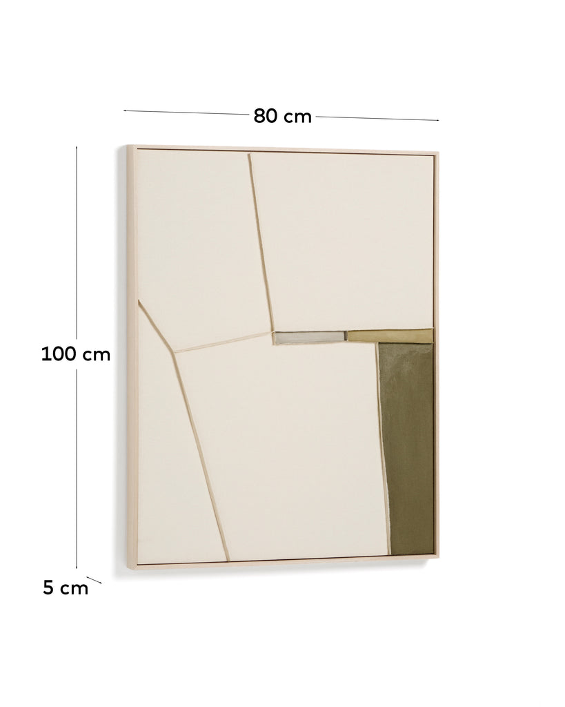 Cuadro abstracto Deravia 80 x 100 cm