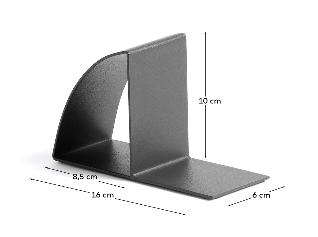 Aguantallibres Mistra de ferro negre