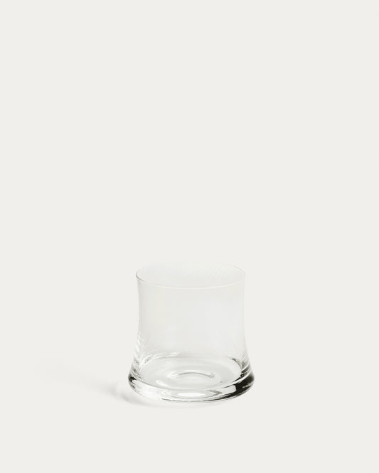 Got Alori de vidre transparent amb relleu 34 cl