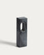Escultura Tesh de marbre gris fosc 36 cm
