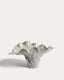 Centre de taula Lurea de vidre verd grisenc 45 x 31 cm