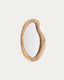 Mirall Selem de fusta de mungur amb acabat natural 68 x 44 cm