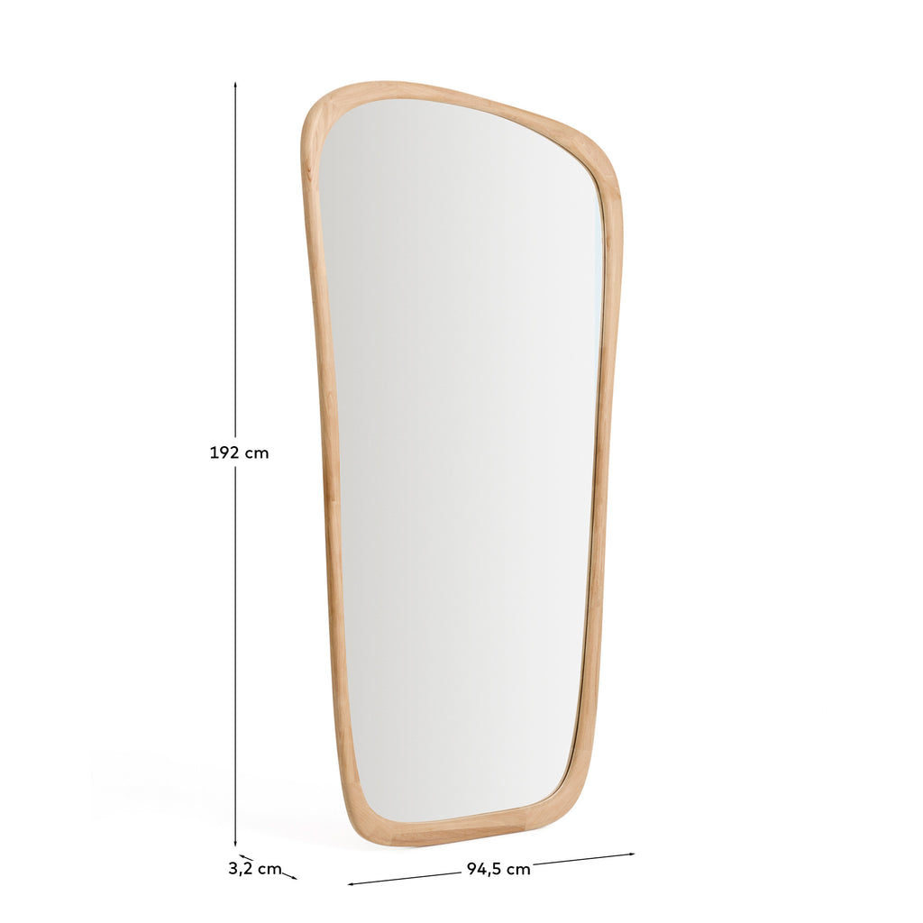 Mirall Alura de fusta de teca 94,6x192,1 cm FSC 100%