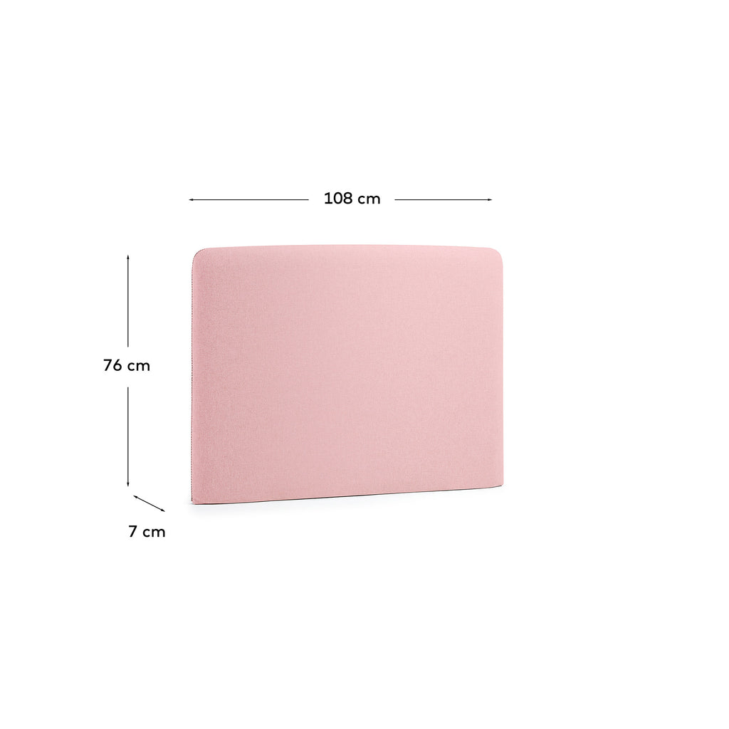 Capçal desenfundable Dyla rosa per a llit de fins a 90 cm FSC Mix Credit