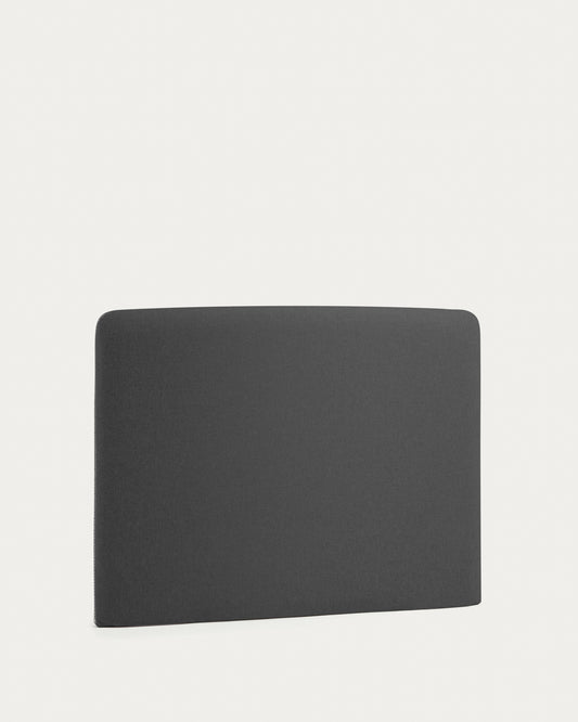 Funda cabecero Dyla negro para cama de hasta 90 cm