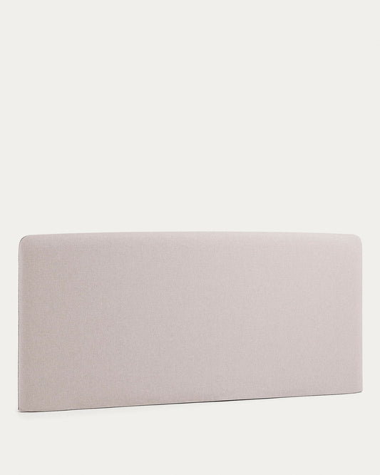 Housse de tête de lit Dyla beige pour lits de 160 cm