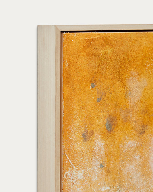 Cuadro abstracto Selnar amarillo 202 x 122 cm