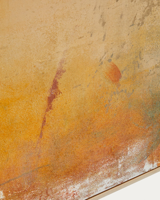 Cuadro abstracto Selnar amarillo 202 x 122 cm