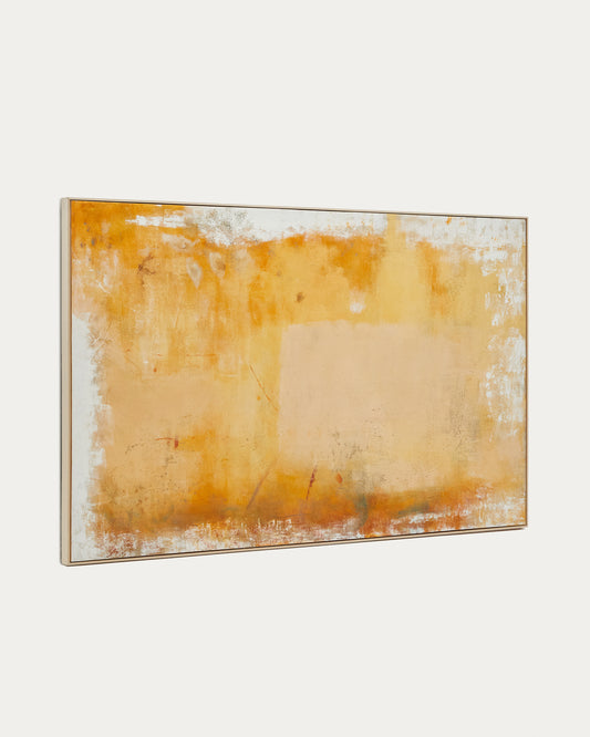 Cuadro abstracto Selnar amarillo 202 x 122 cm