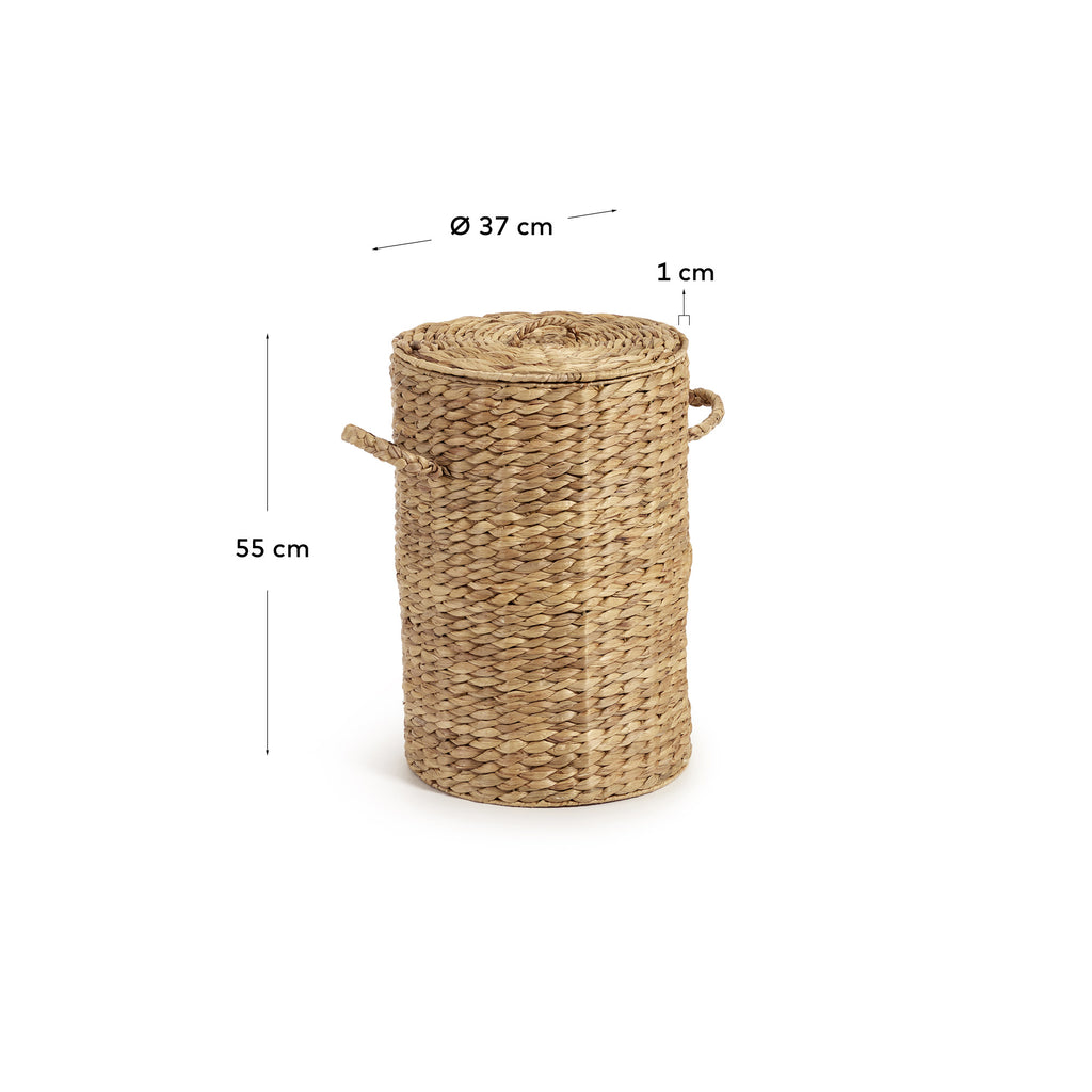 Cistella de roba Yessira de fibres naturals 55 cm