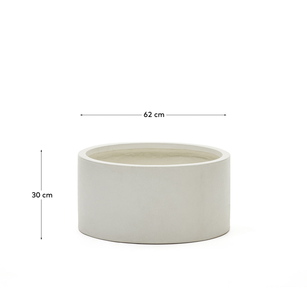 Test Aiguablava de ciment blanc Ø 62 cm